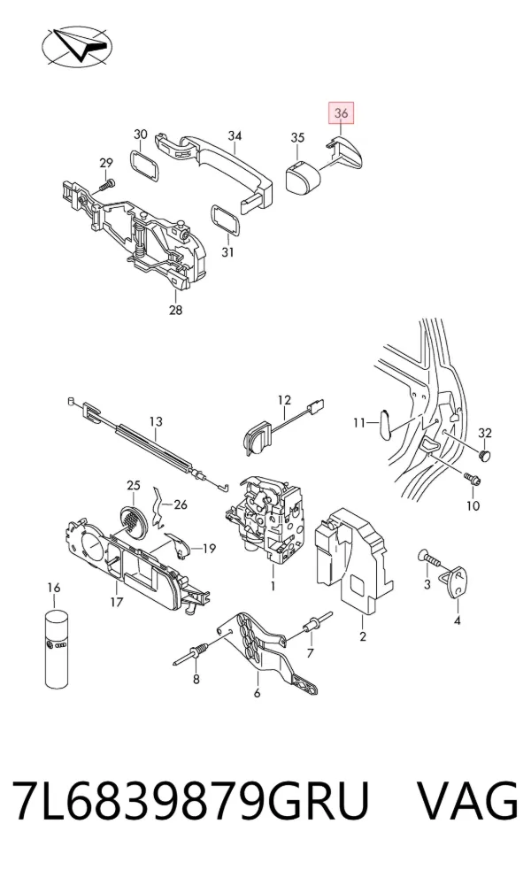  7L6839879GRU VAG