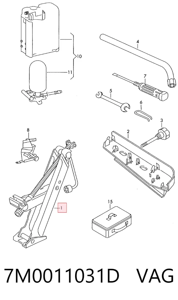  7M0011031D VAG