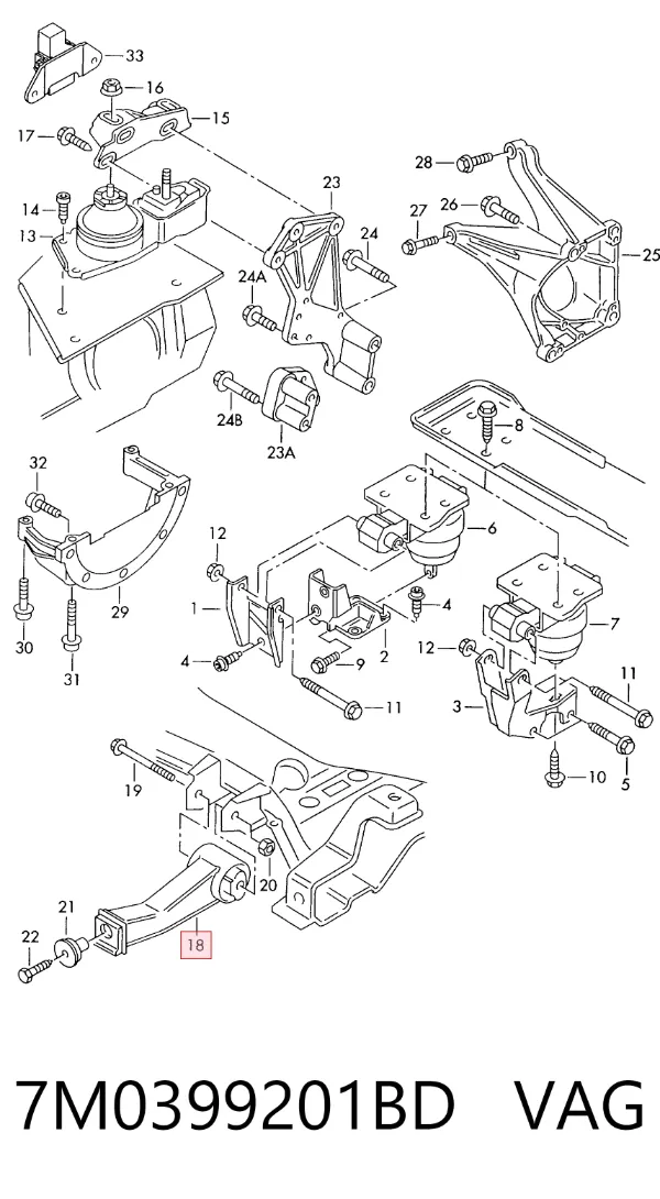  7M0399201BD VAG