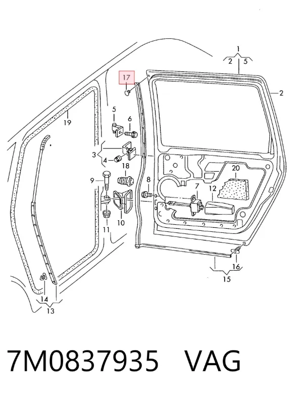 7M0837935 VAG