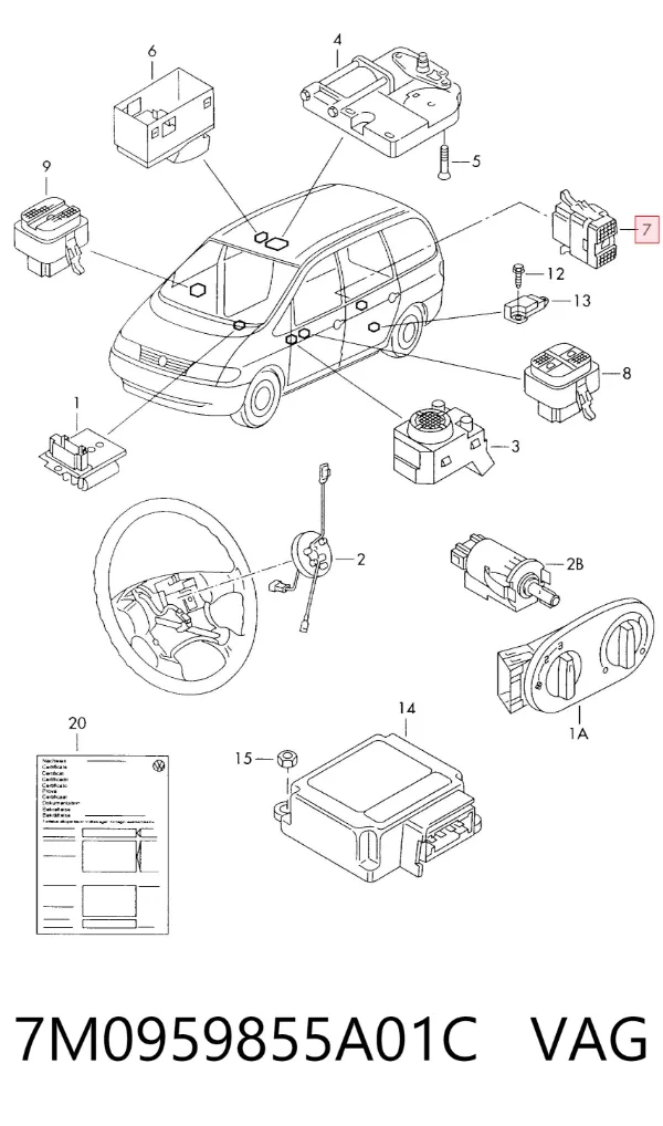  7M0959855A01C VAG