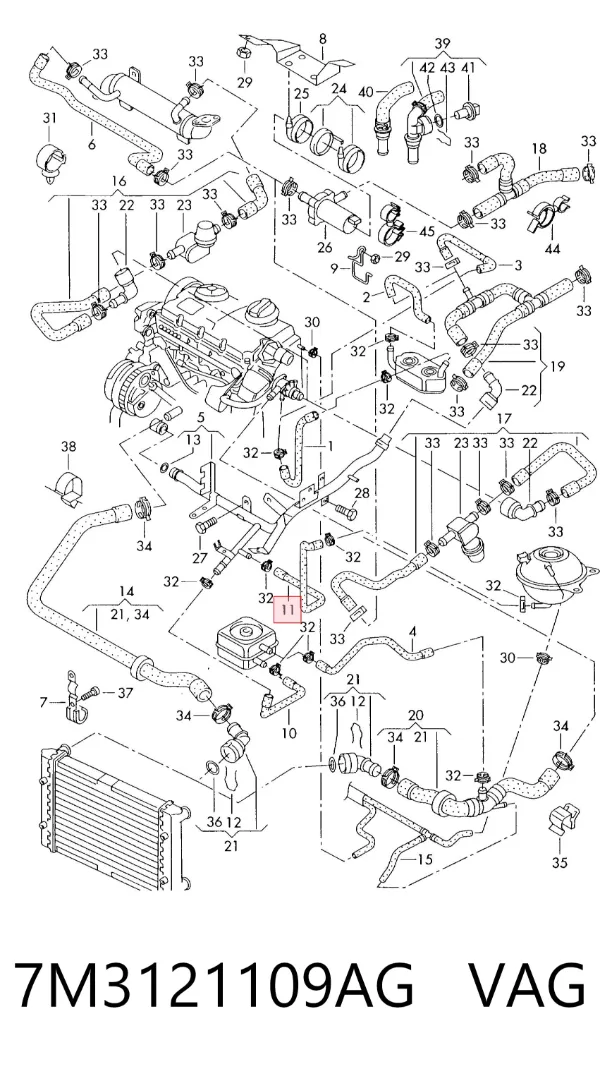  7M3121109AG VAG