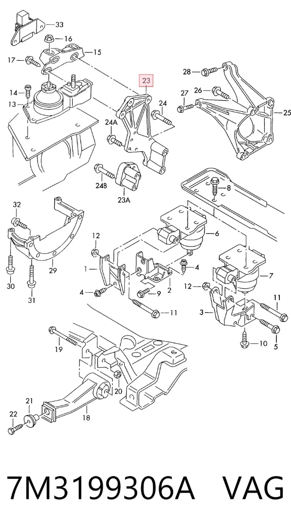  7M3199306A VAG