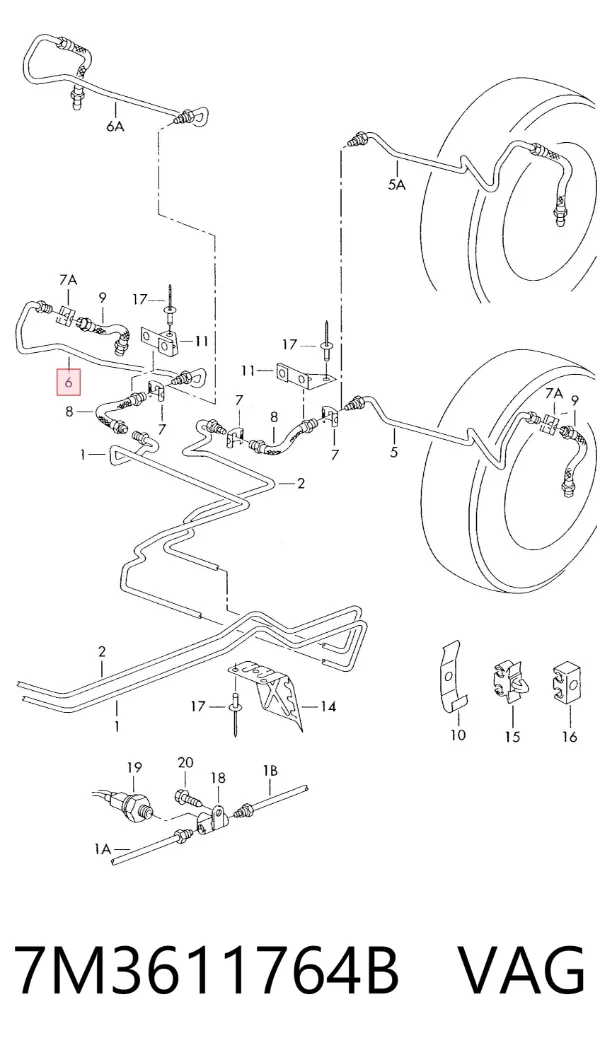  7M3611764B VAG