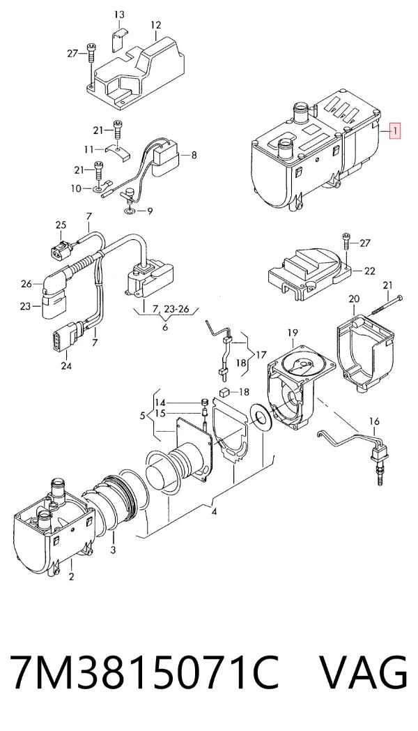  7M3815071C VAG