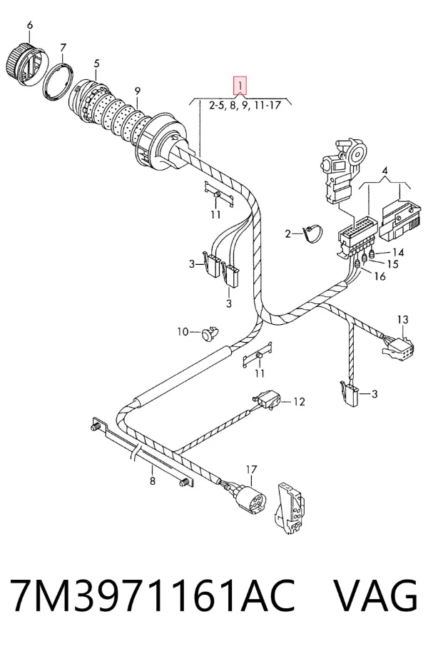  7M3971161AC VAG