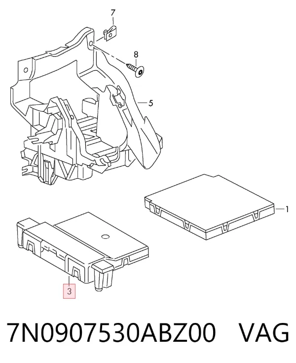 Модуль "Діагностичний інтерфейс" 7N0907530ABZ00 VAG