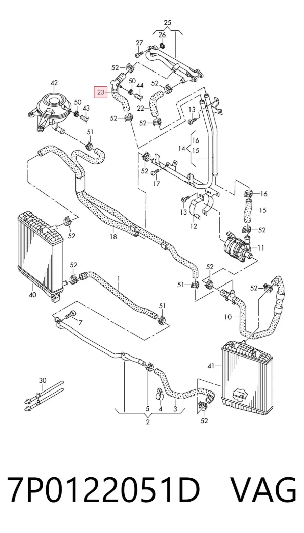  7P0122051D VAG