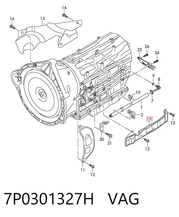  7P0301327H VAG