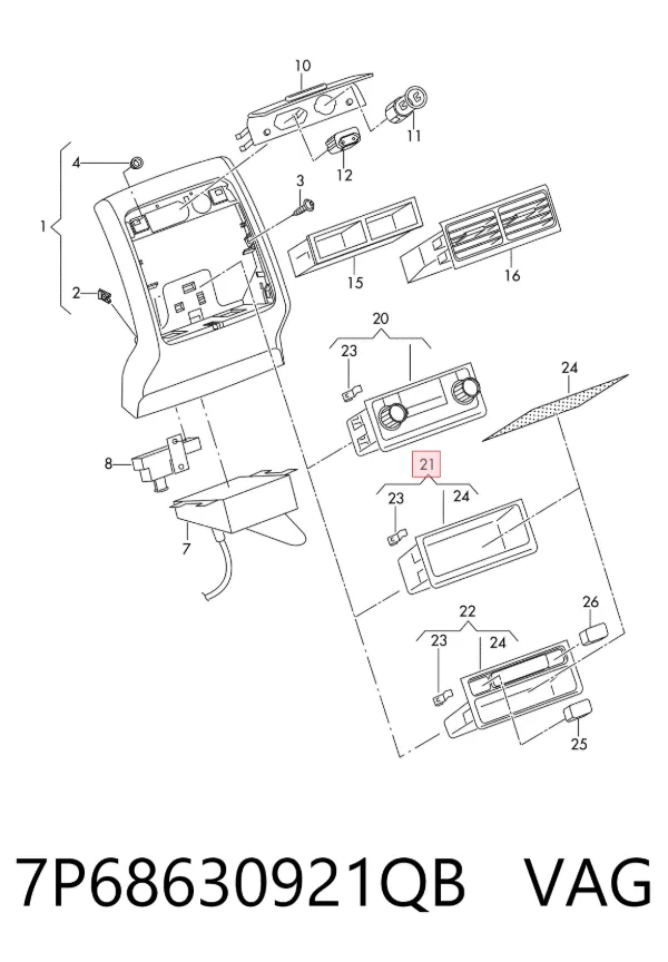  7P68630921QB VAG