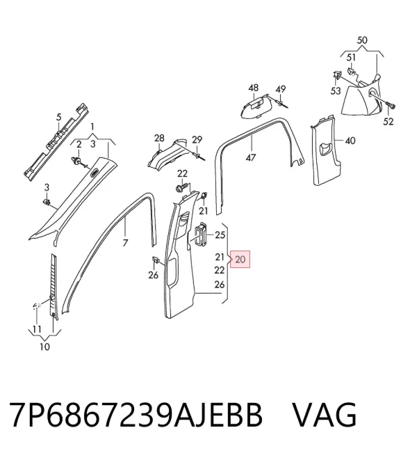  7P6867239AJEBB VAG