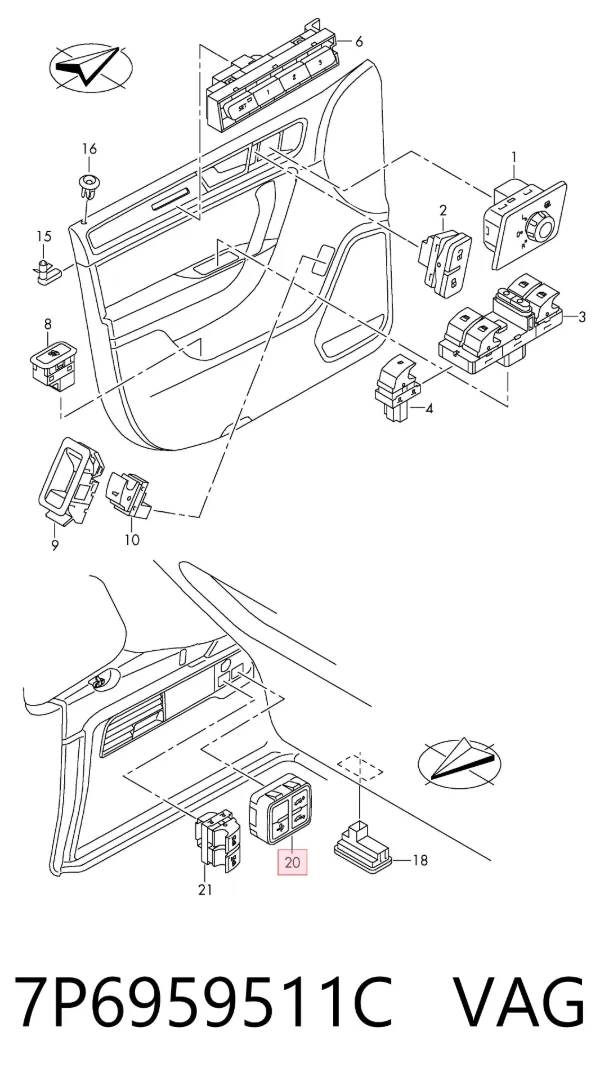  7P6959511C VAG