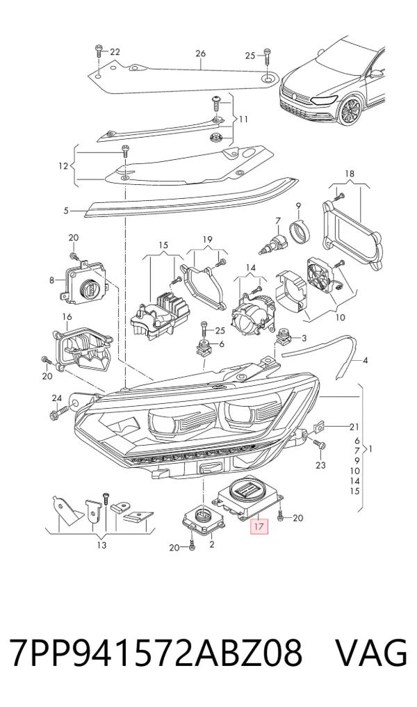  7PP941572ABZ08 VAG