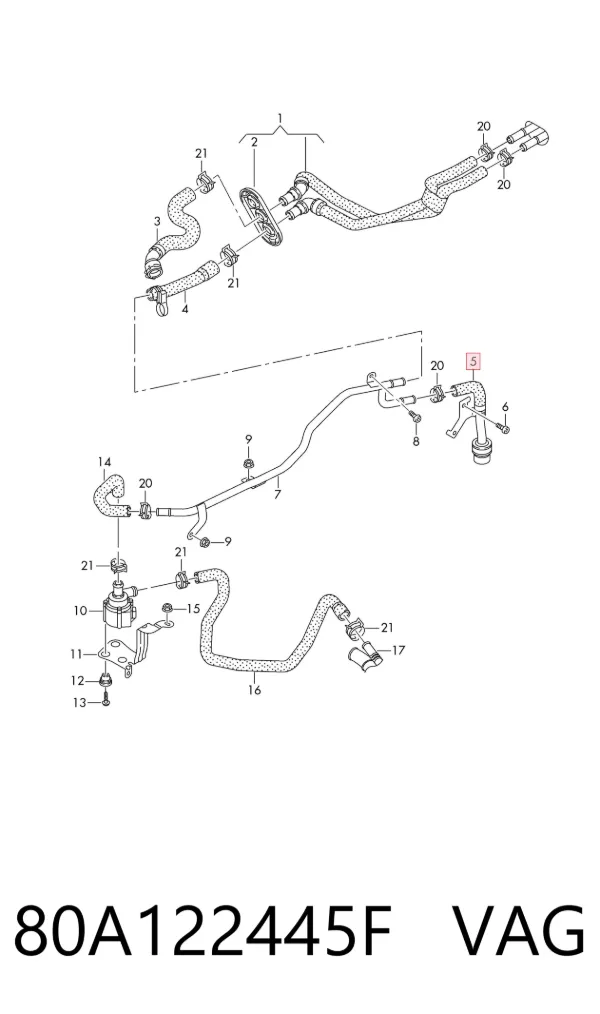  80A122445F VAG