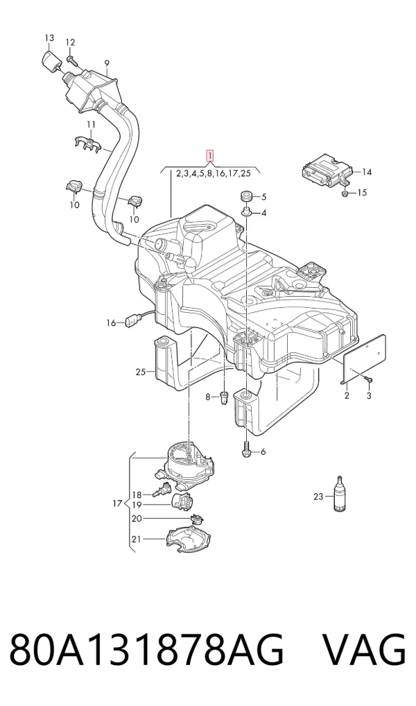  80A131878AG VAG