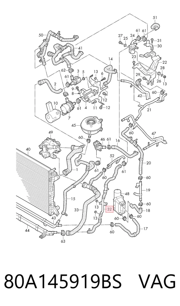  80A145919BS VAG