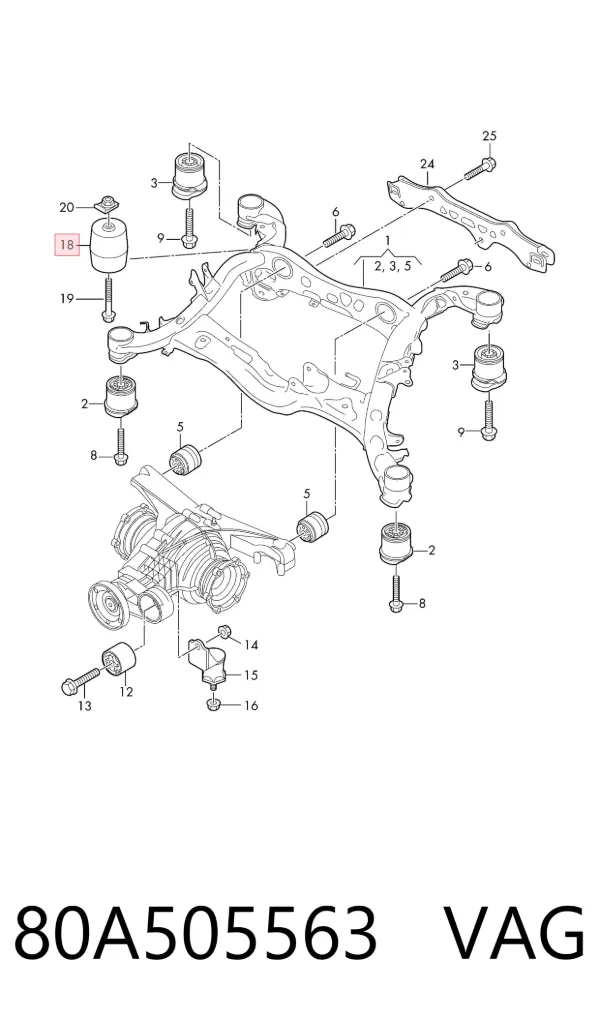  80A505563 VAG