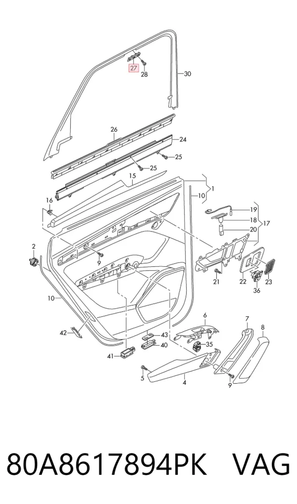  80A8617894PK VAG