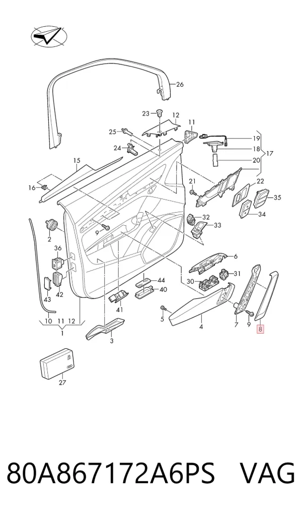  80A867172A6PS VAG