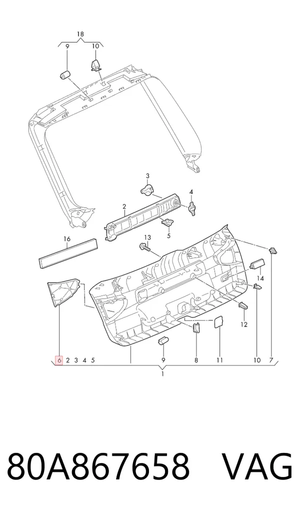  80A867658 VAG