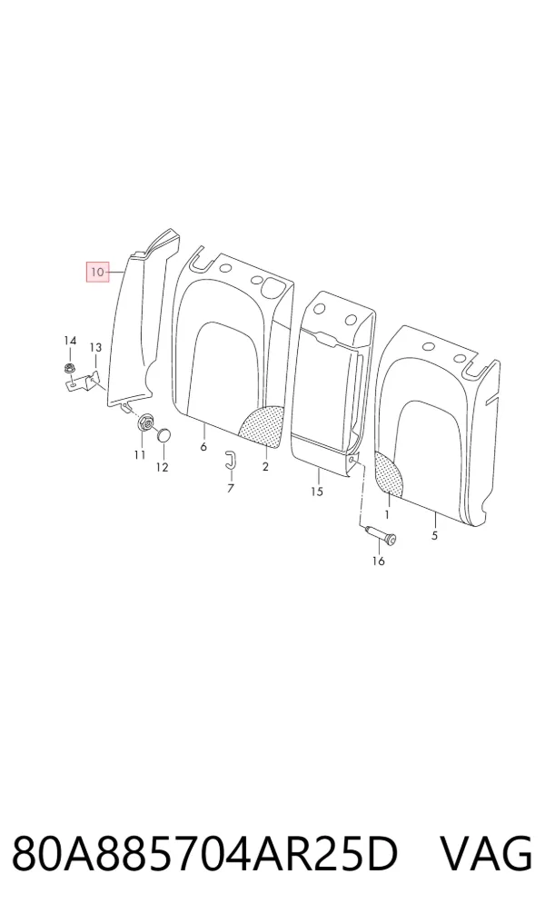  80A885704AR25D VAG