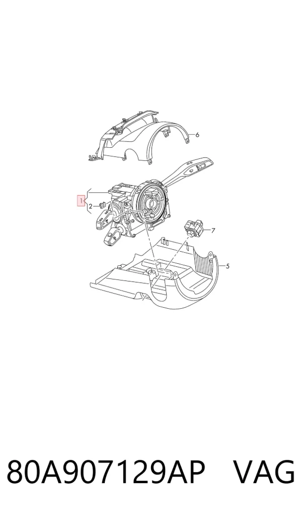  80A907129AP VAG