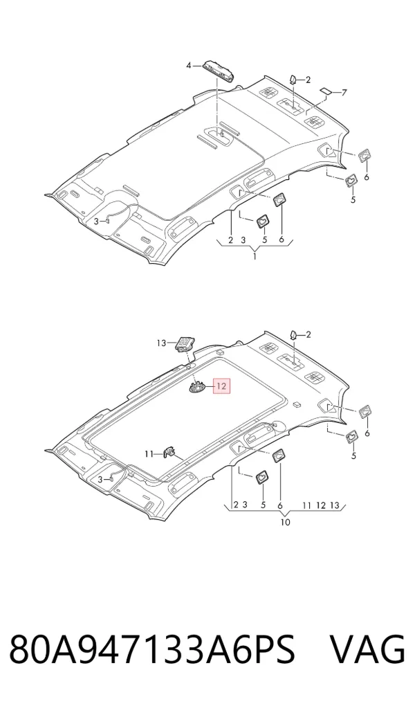  80A947133A6PS VAG