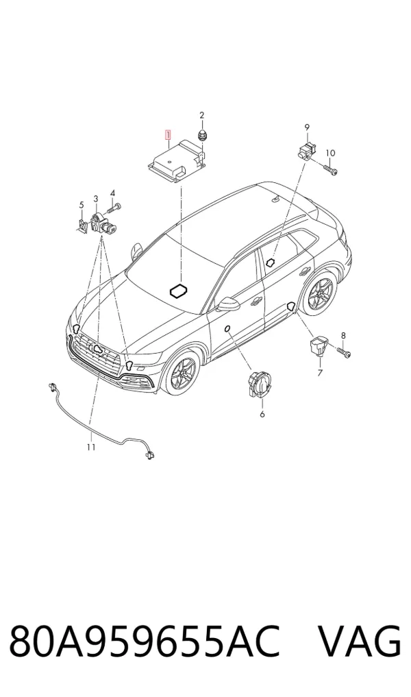  80A959655AC VAG