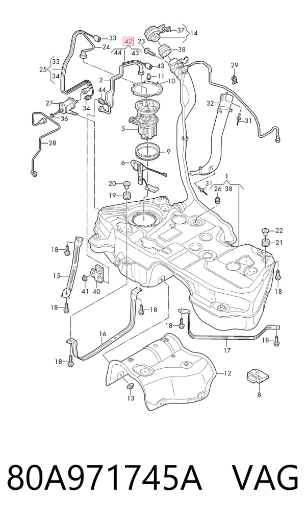  80A971745A VAG
