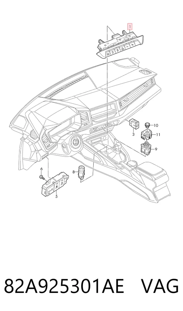  82A925301AE VAG