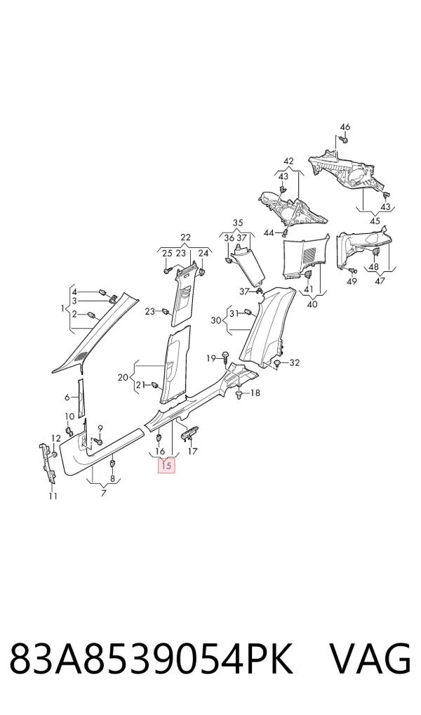  83A8539054PK VAG