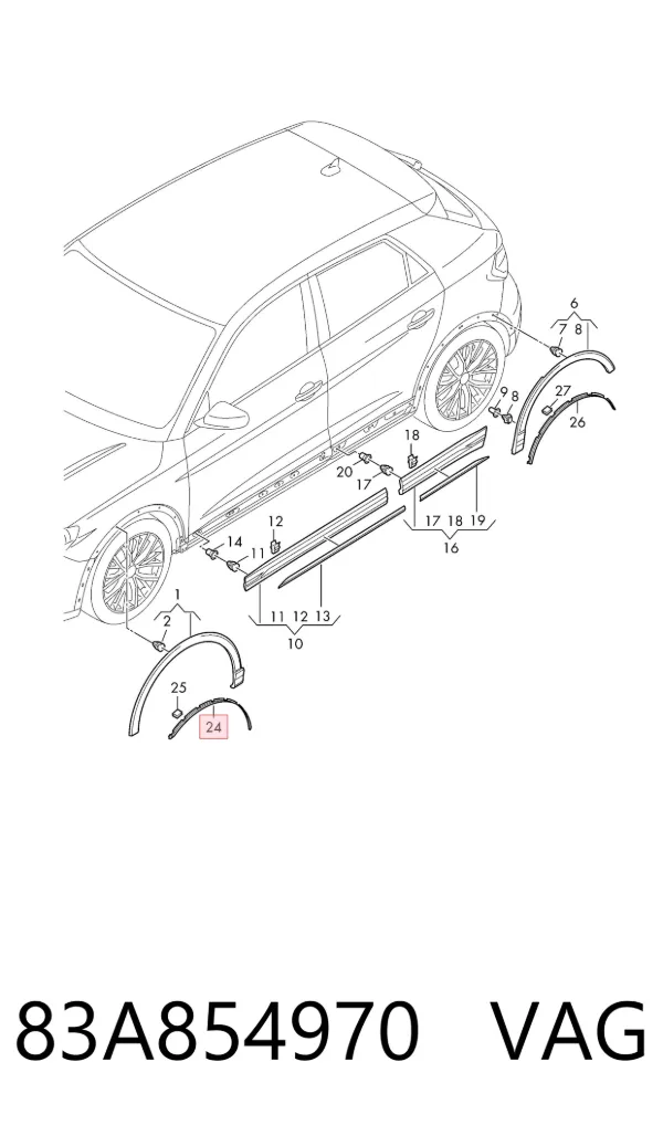  83A854970 VAG