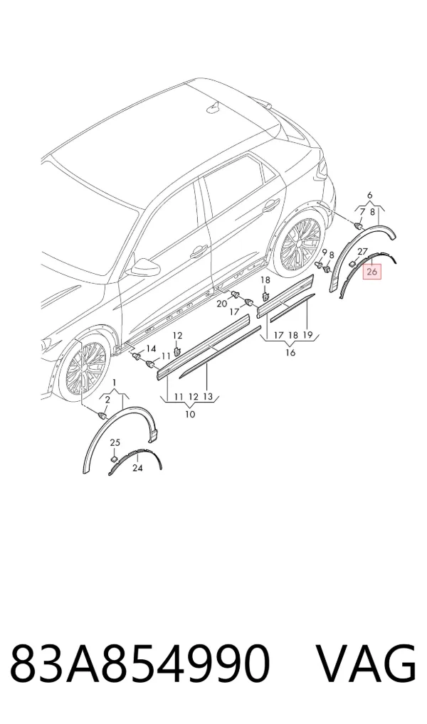  83A854990 VAG