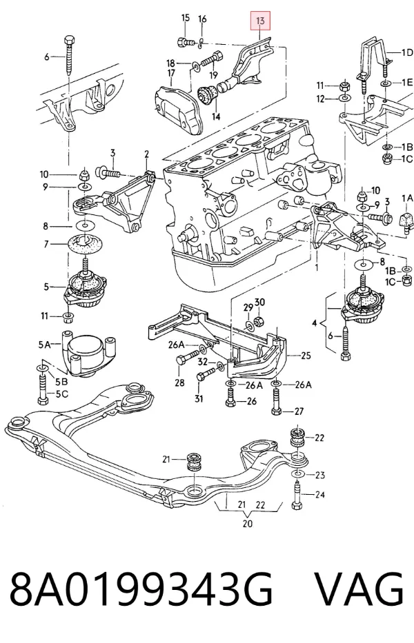  8A0199343G VAG
