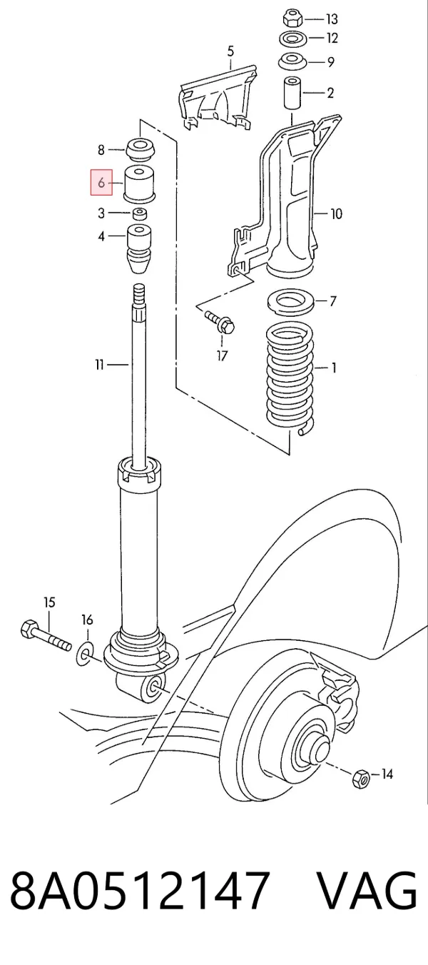  8A0512147 VAG