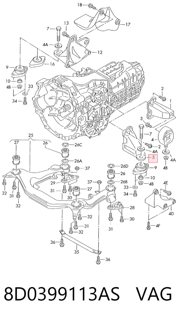  8D0399113AS VAG