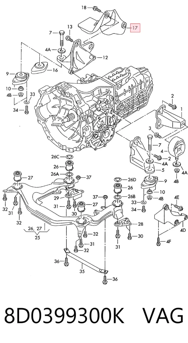  8D0399300K VAG