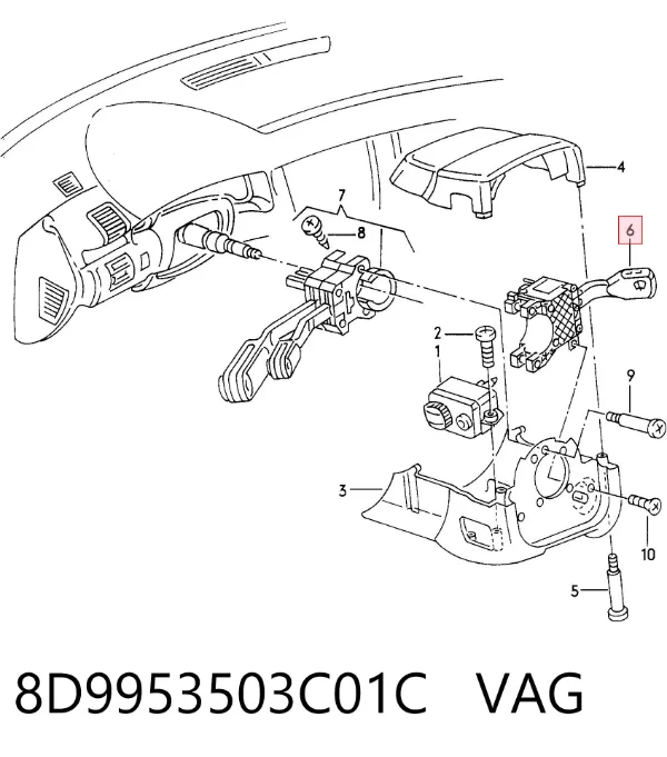  8D9953503C01C VAG