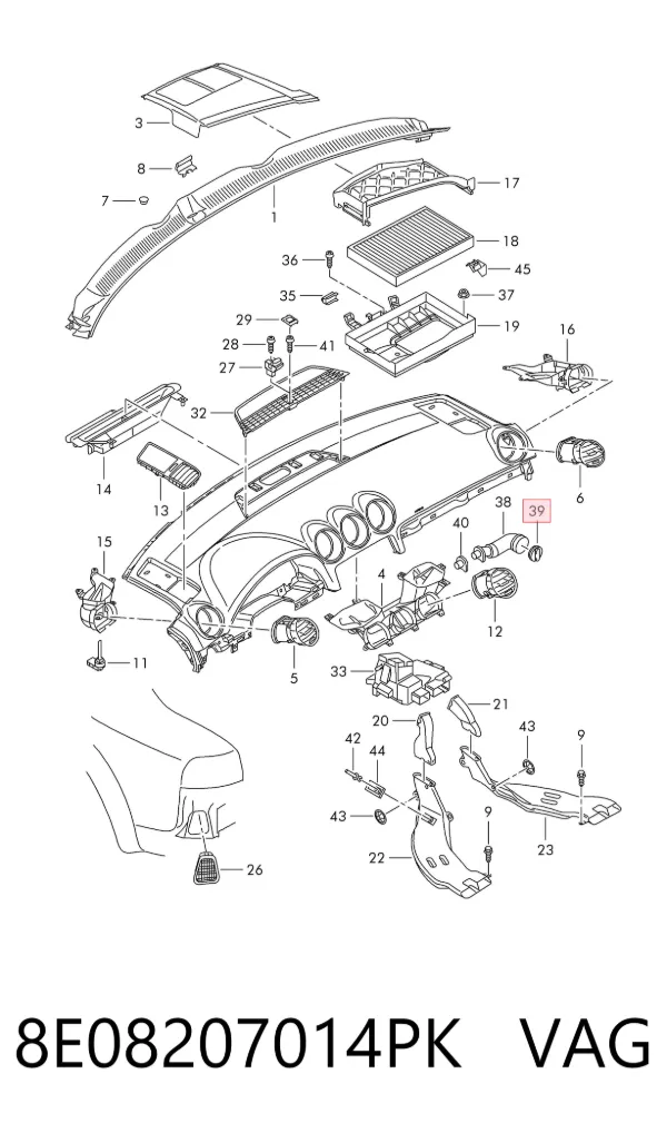  8E08207014PK VAG