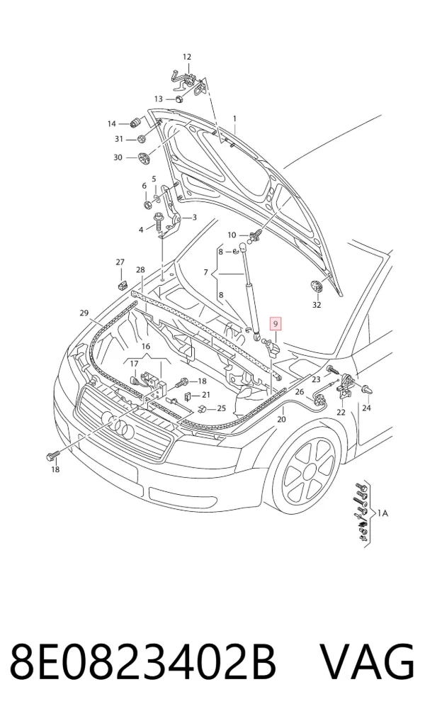  8E0823402B VAG