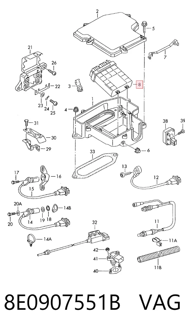  8E0907551B VAG