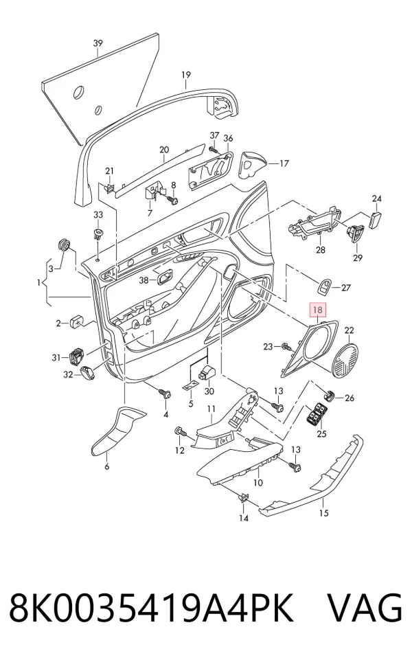  8K0035419A4PK VAG