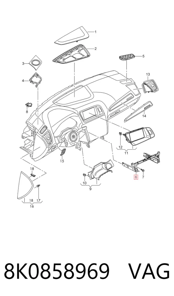  8K0858969 VAG
