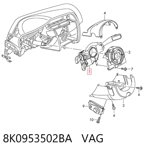  8K0953502BA VAG