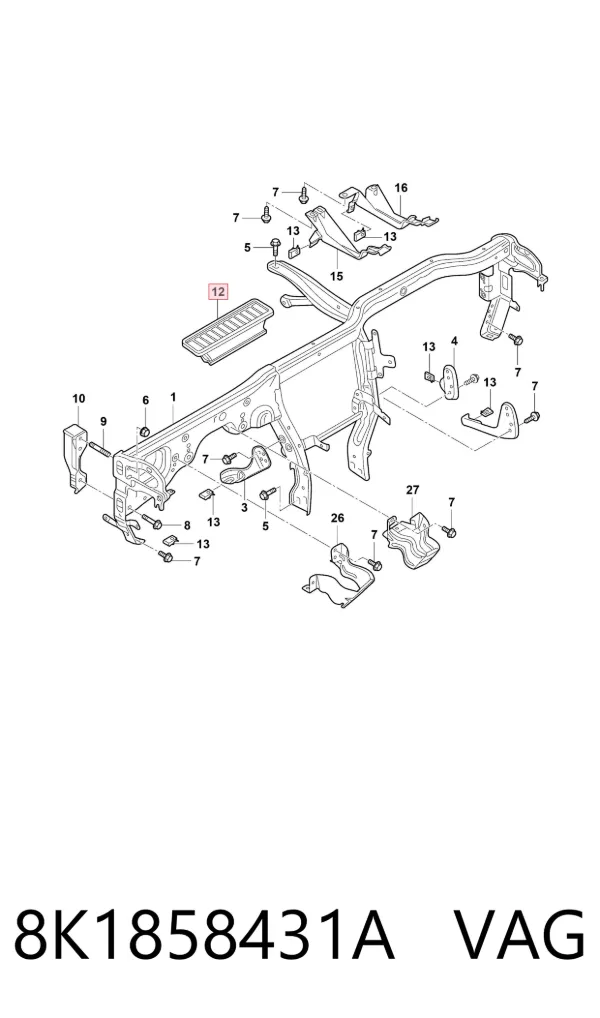  8K1858431A VAG