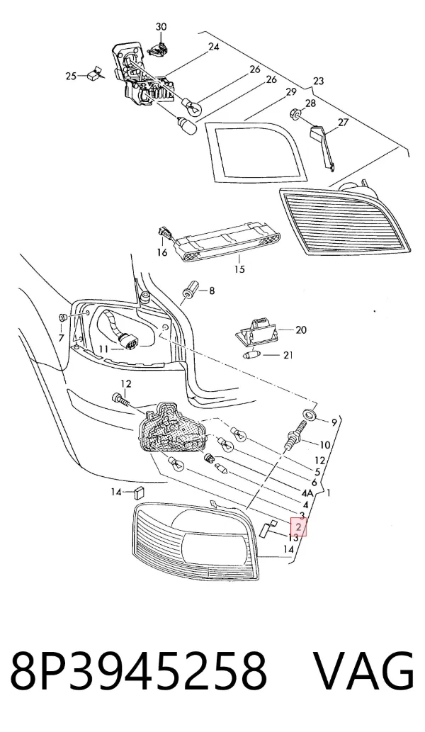  8P3945258 VAG