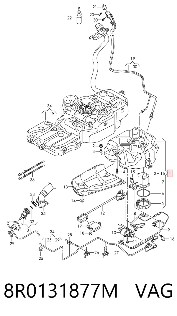  8R0131877M VAG