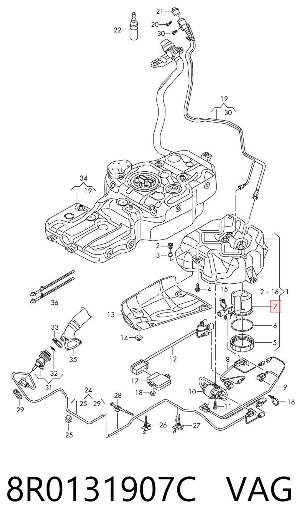  8R0131907C VAG