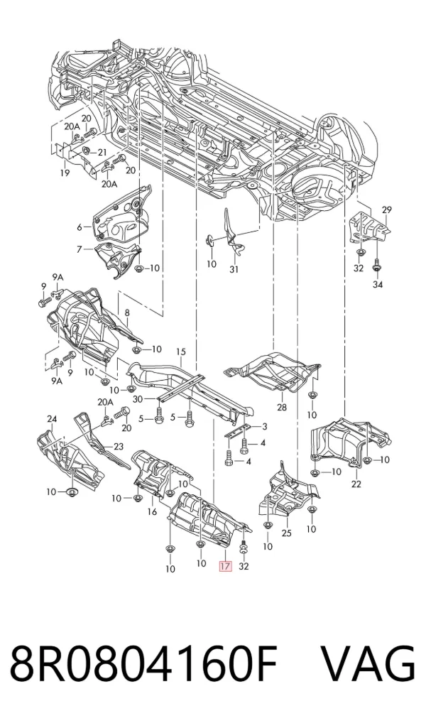  8R0804160F VAG