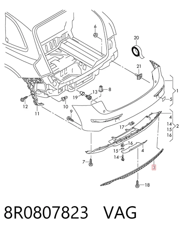  8R0807823 VAG